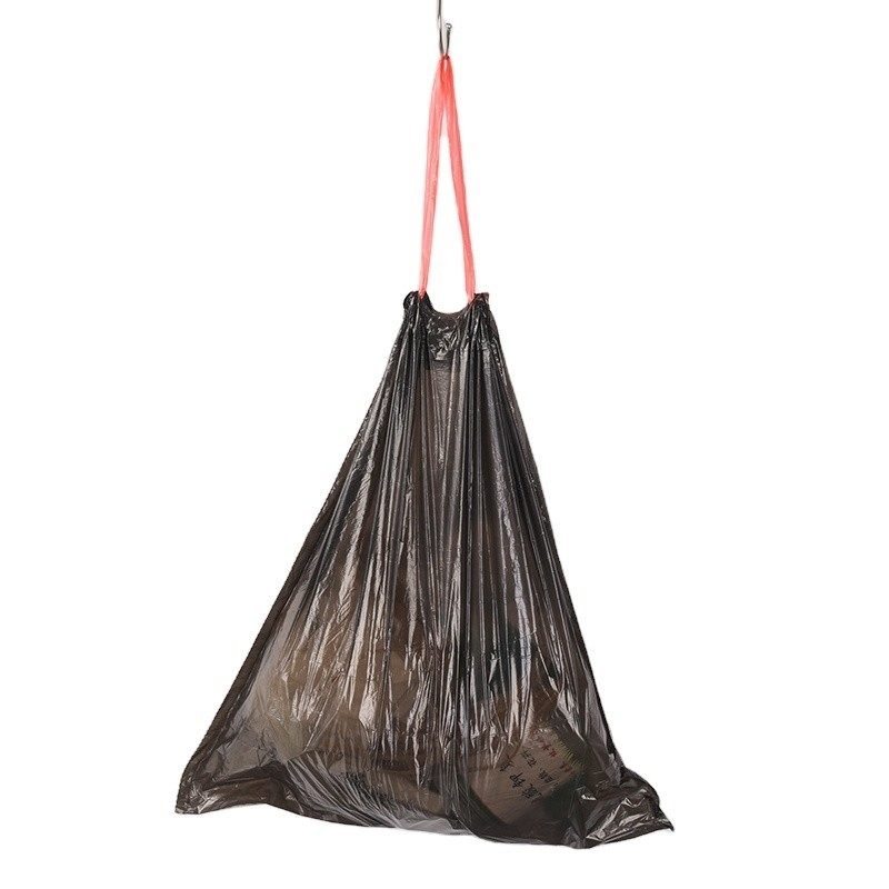 HDPE/LDPE 13 γαλόνια βιοδιασπώμενη σακούλα απορριμμάτων σε κυλίνδρους σε μπεζικό χρώμα με υλικό LLDPE