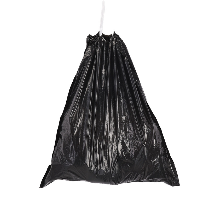 HDPE 15 PcsRolls Απευθείας παραγγελία Διαφανές ψηλό μαγειρικό σχοινί καθαρισμού πλαστική σακούλα απορριμμάτων